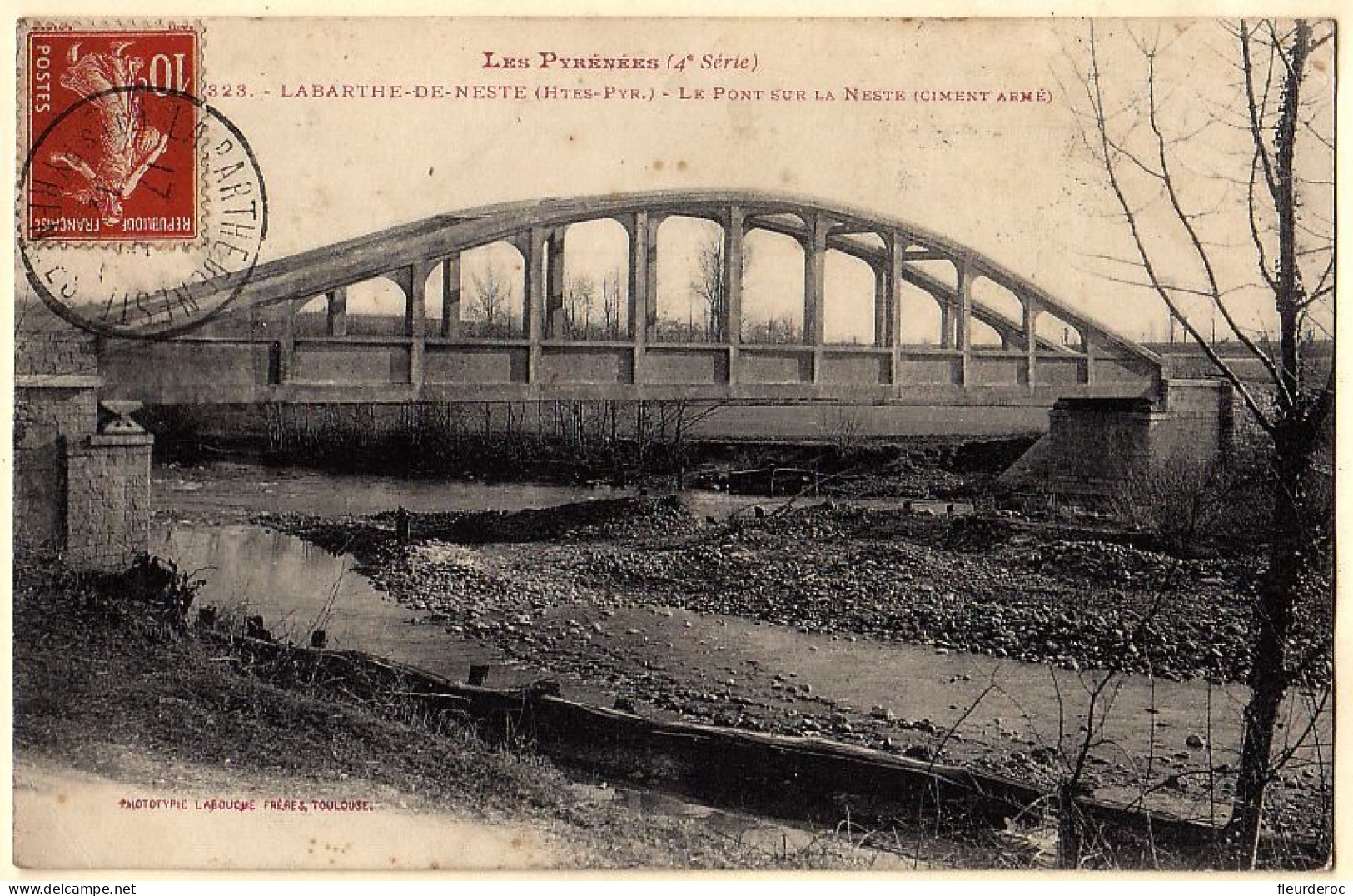 65 - B56757CPA - LABARTHE DE NESTE - Le Pont Sur La Neste - Ciment Arme - Très Bon état - HAUTES-PYRENEES - La Barthe De Neste