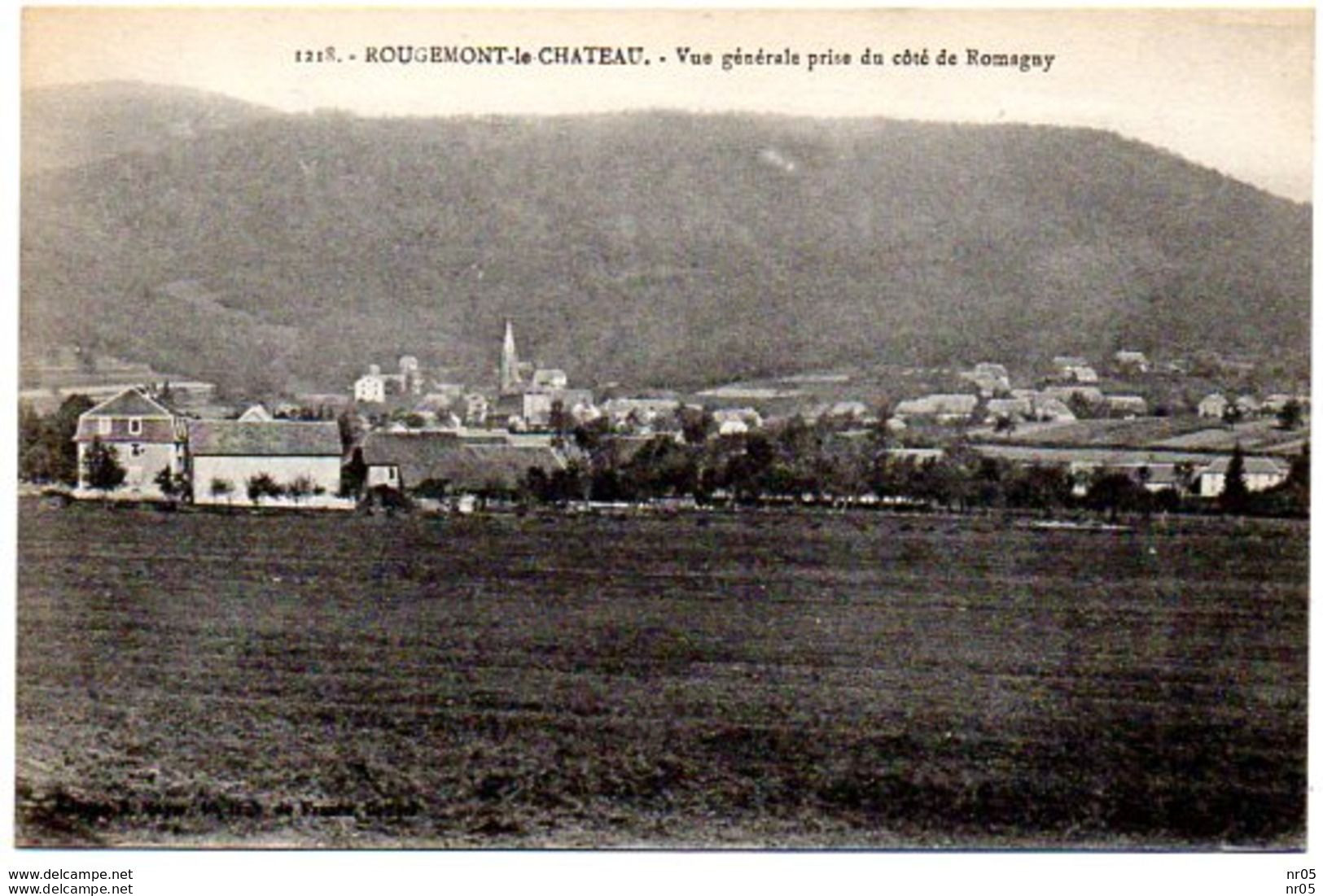 90  - ROUGEMONT Le CHATEAU - Vue Générale Prise De Romagny   ( Territoire De Belfort ) - Rougemont-le-Château
