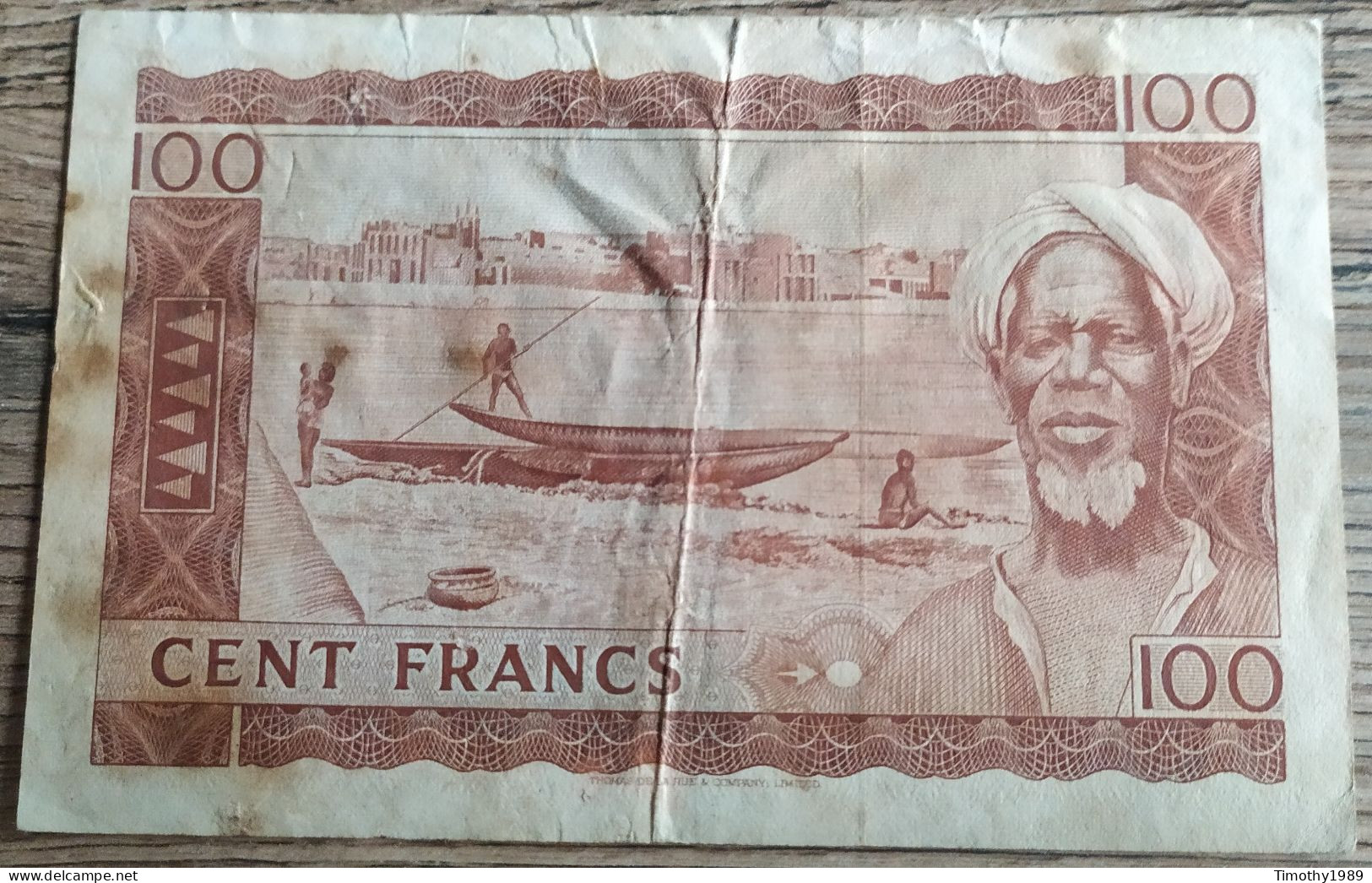 P# 7 - 100 Francs Mali 1967 - VF+ - Malí