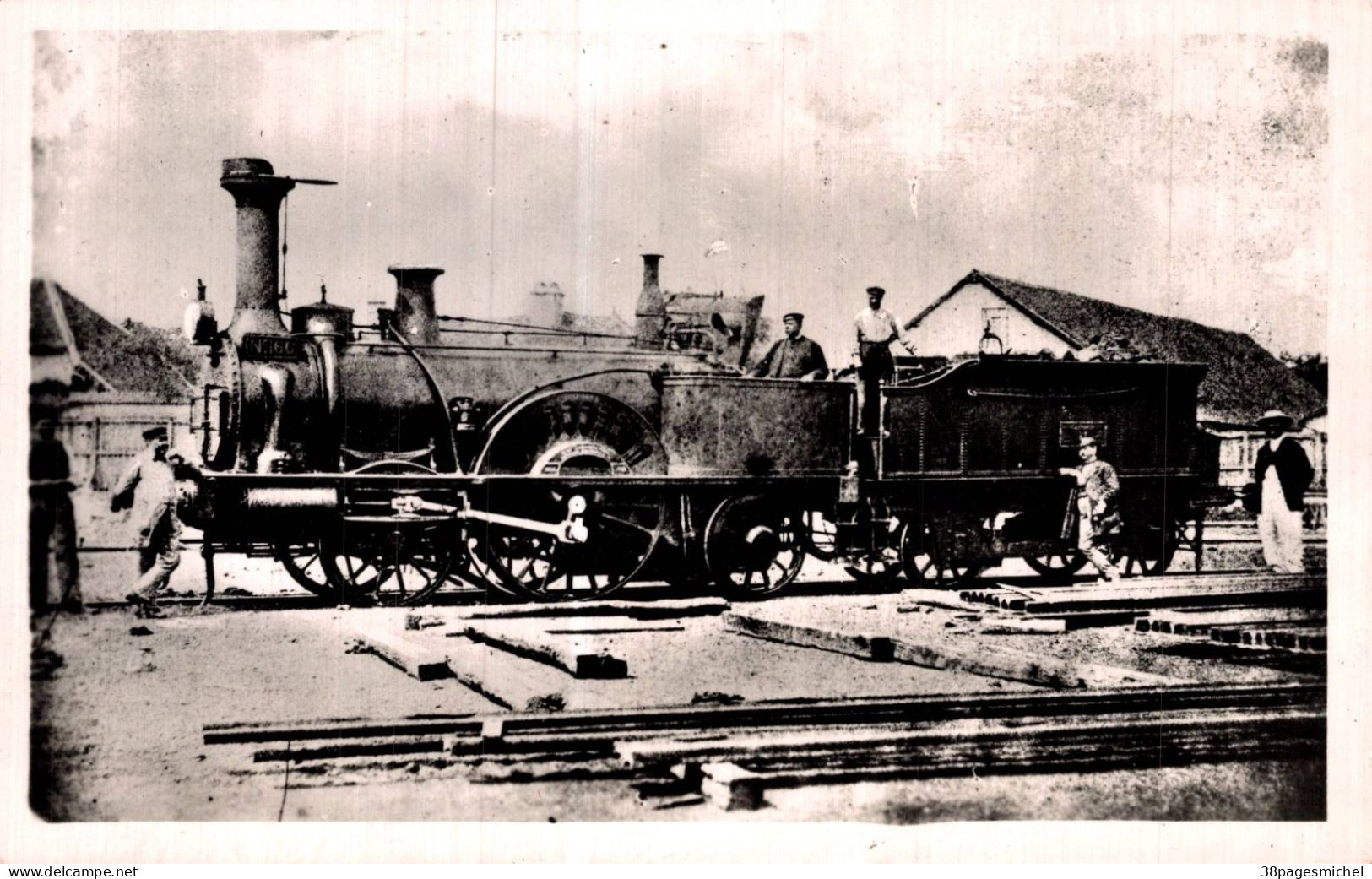 K0303 - LOCOMOTIVE N° 160  "HUNINGUE" - Eisenbahnverkehr