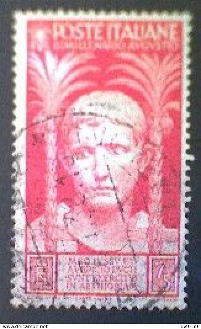 Italy, Scott 383, Used (o), 1937, Charity Issue, Augustus: Augustus Caesar, 75c, Scarlet - Oblitérés