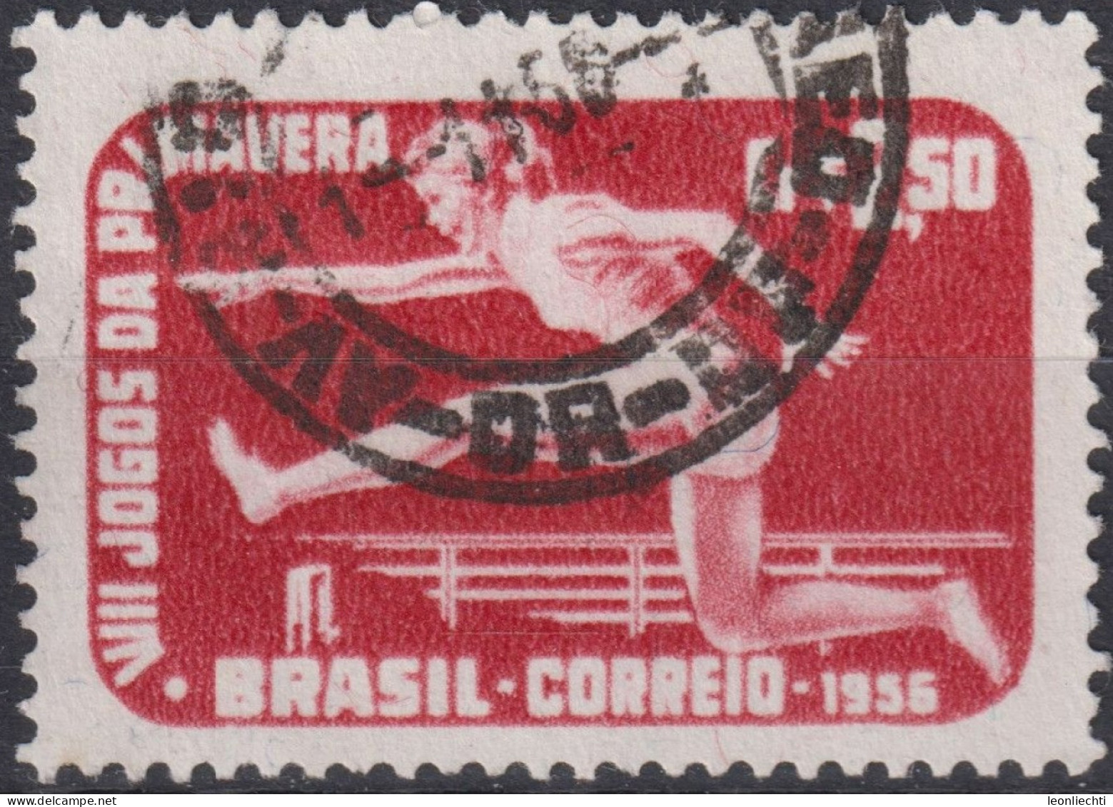 1956 Brasilien ° Mi:BR 898, Sn:BR 840, Yt:BR 624, 8th Spring Games /RJ, Sport - Oblitérés