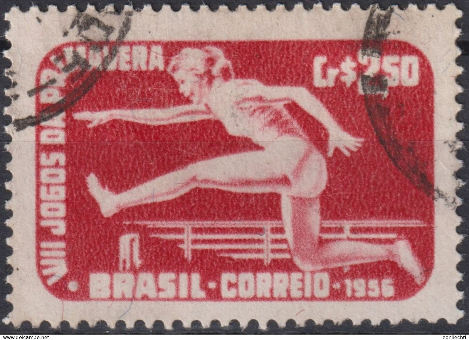 1956 Brasilien ° Mi:BR 898, Sn:BR 840, Yt:BR 624, 8th Spring Games /RJ, Sport - Oblitérés