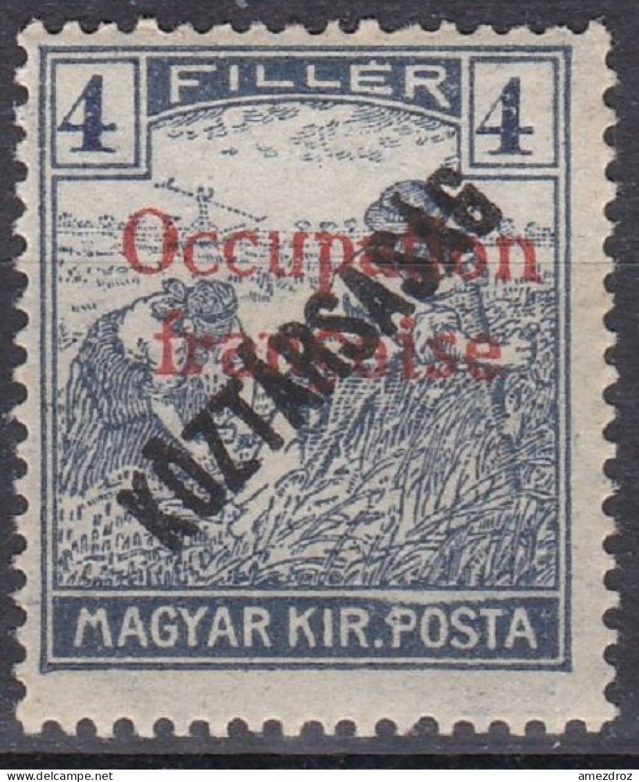 Hongrie Arad 1919  Mi 32 NMH ** Moissonneurs   (A8) - Unused Stamps