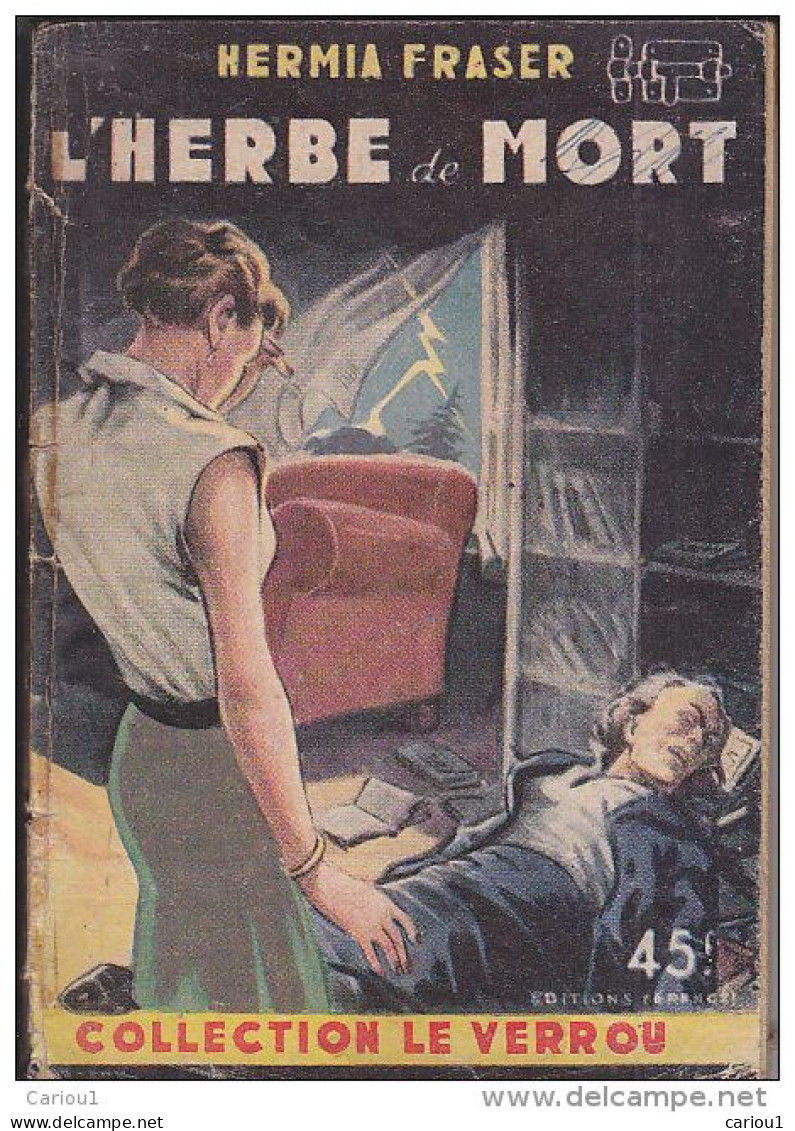 C1 Hermia FRASER L Herbe De Mort LE VERROU 1955 Epuise USA One Touch Of Murder PORT INCLUS France - Ferenczi