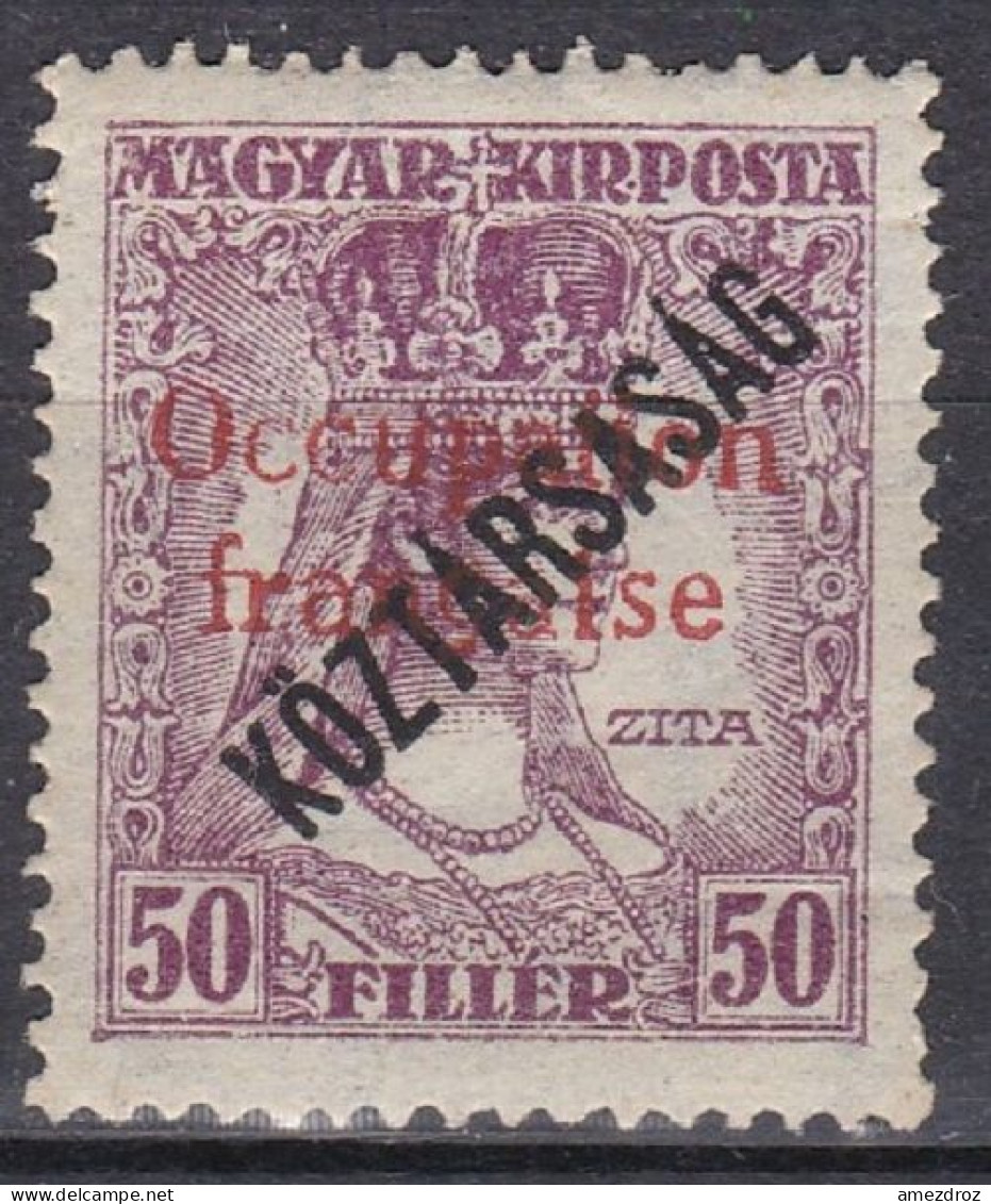 Hongrie Arad 1919 Mi 43 NMH ** Reine Zita   (A8) - Unused Stamps