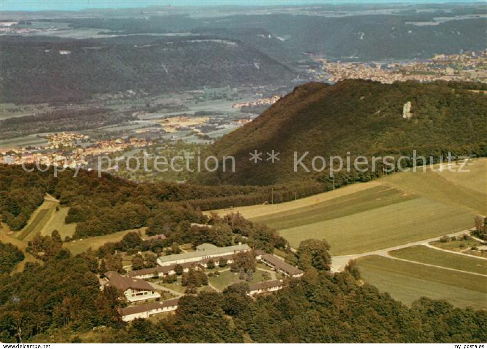 73116065 Oberboehringen Fliegeraufnahme Freizeit Begegnungsstaette Oberboehringe - Bad Überkingen