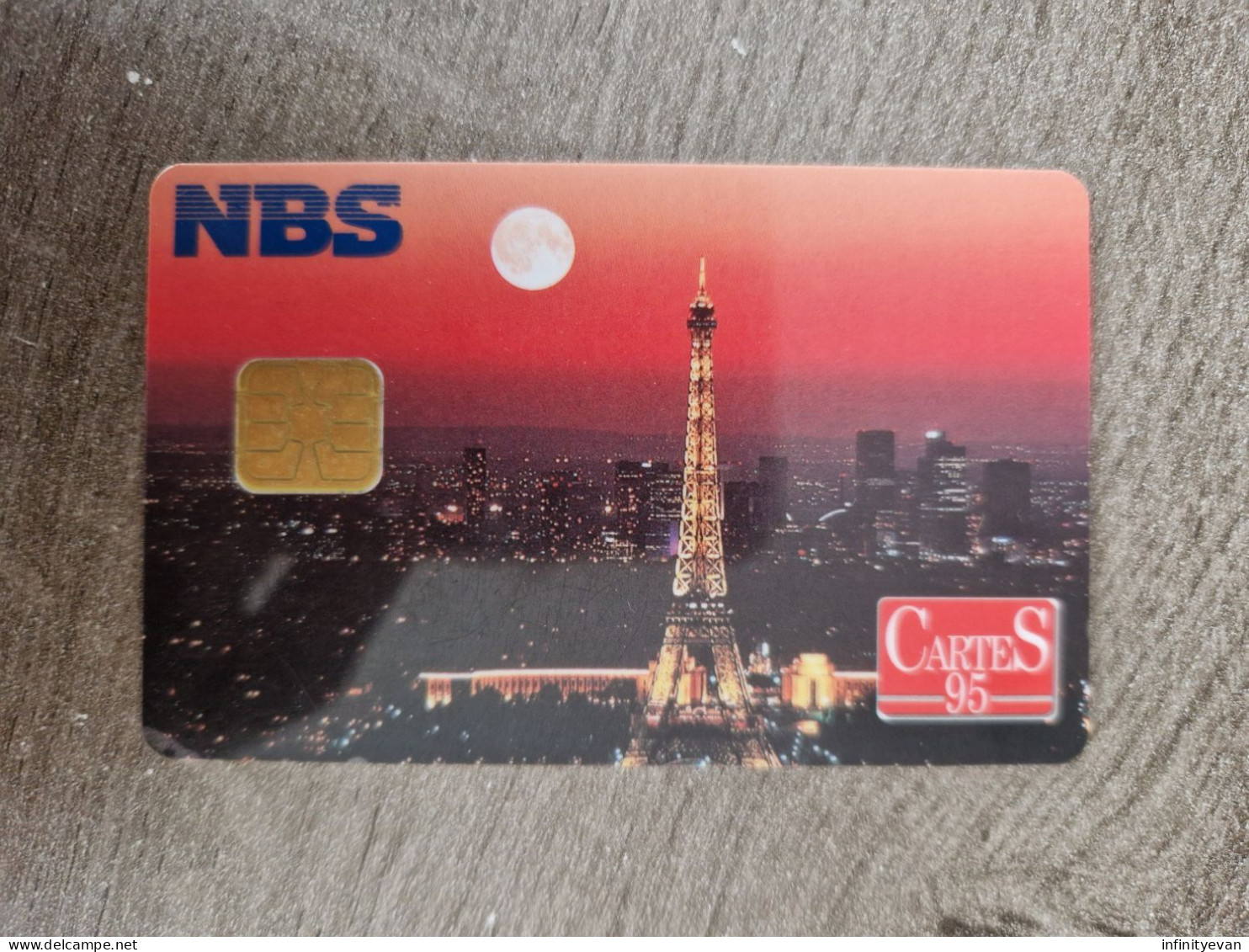 Carte NBS De Salon Paris Tour Eiffel - Ausstellungskarten