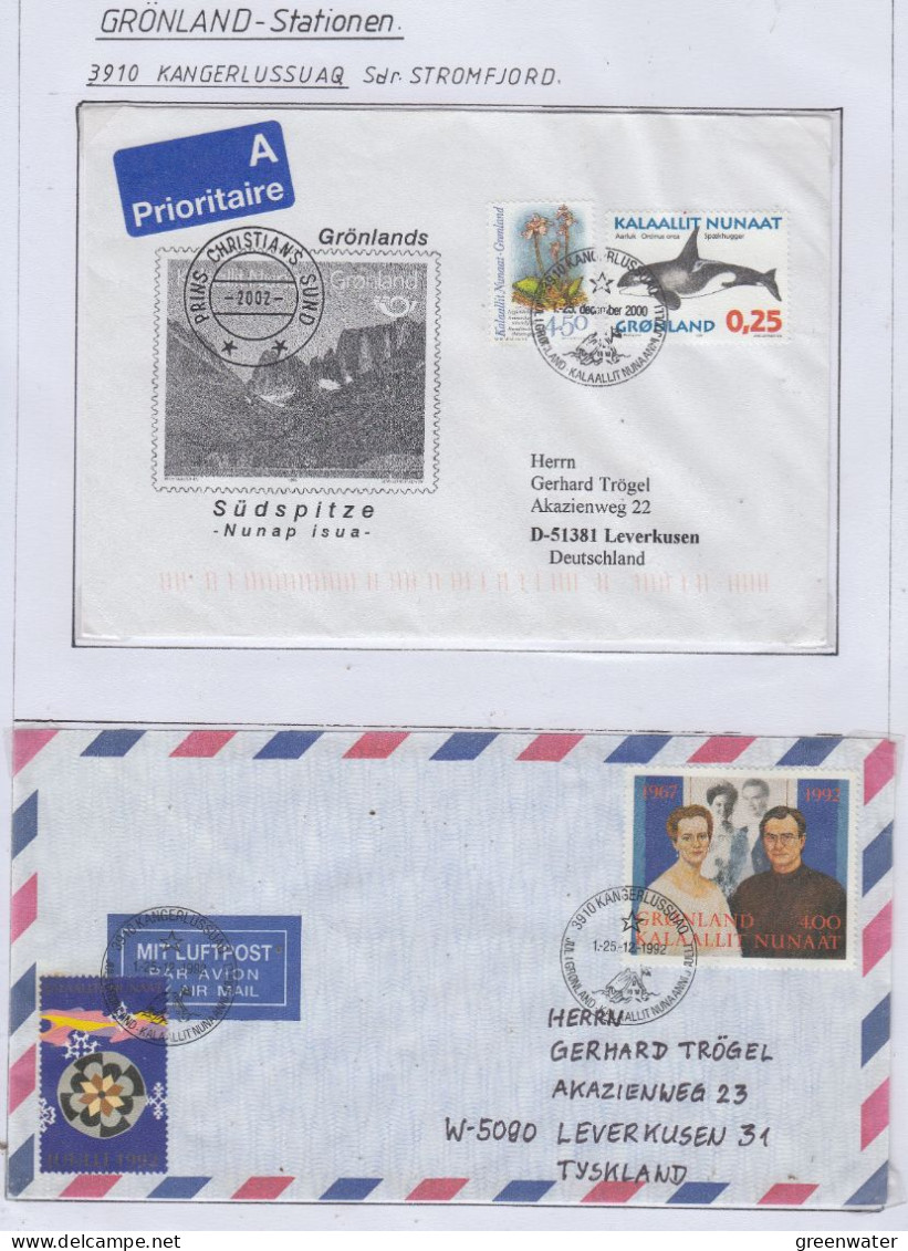 Greenland Station Kangerlussuaq 5 Covers  (KG192) - Stations Scientifiques & Stations Dérivantes Arctiques