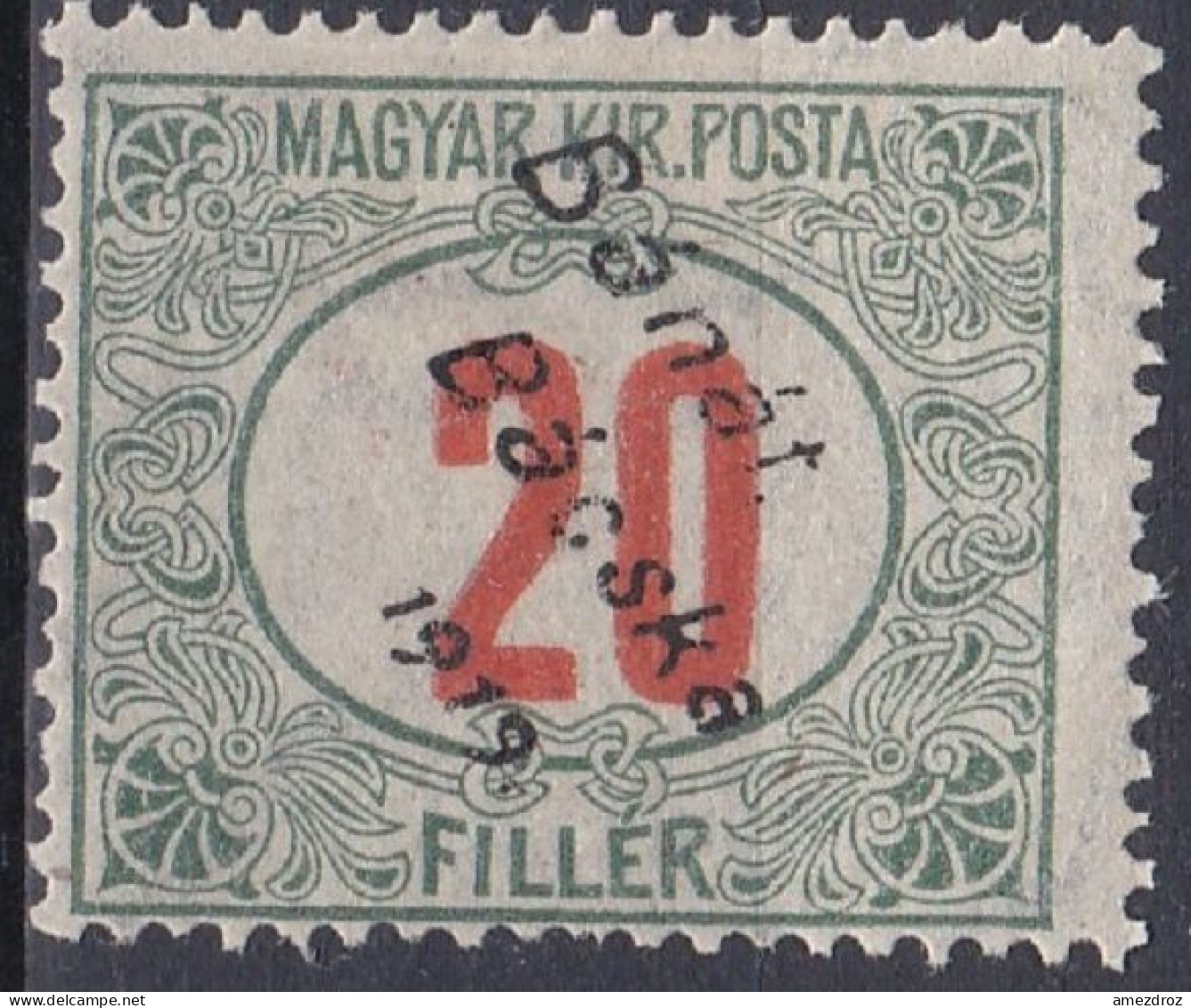 Hongrie Banat Bacska Taxe 1919 Mi 5 MH *  (A8) - Banat-Bacska