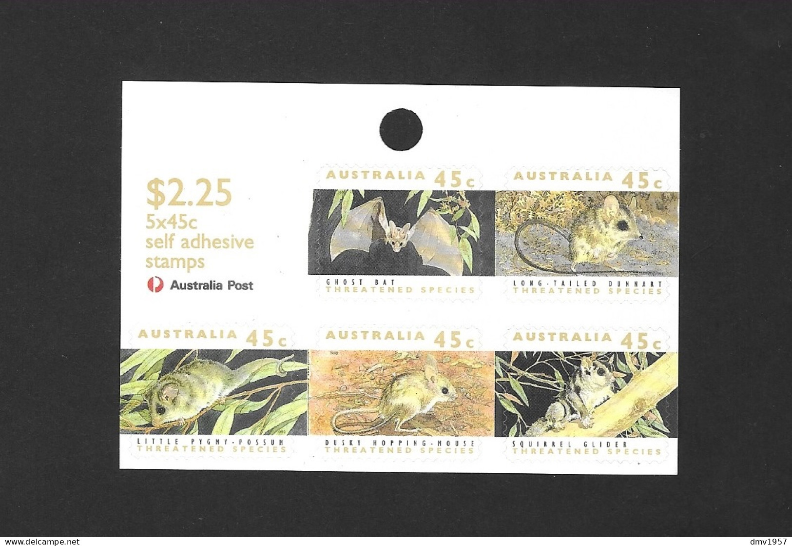 Australia 1992 S/A Threatened Species Sheet - Ungebraucht
