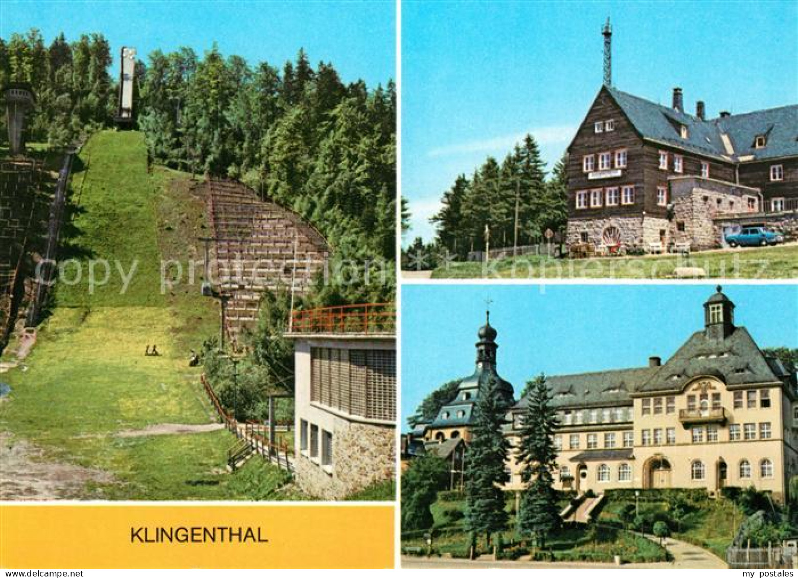 73112059 Klingenthal Vogtland Aschbergschanze Jugendherberge Klement Gottwald Ra - Klingenthal