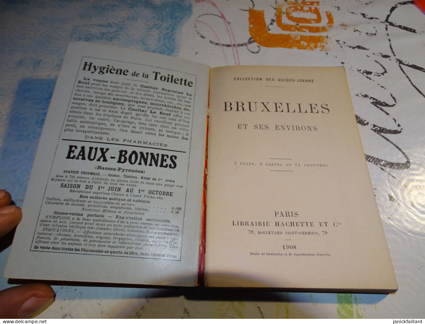 Guides Joanne Bruxelles Et Ses Environs 1908 - Viaggi