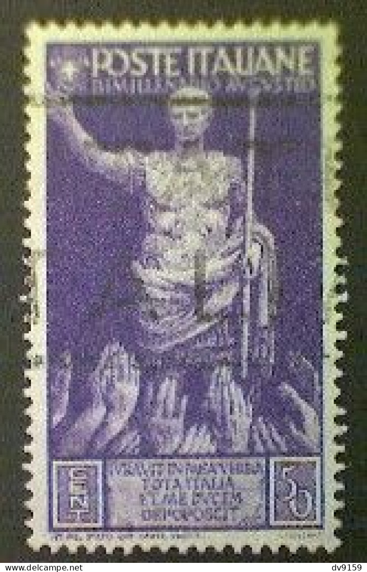 Italy, Scott 382, Used (o), 1937, Charity Issue, Augustus: Receiving Acclaim, 50c, Purple - Oblitérés