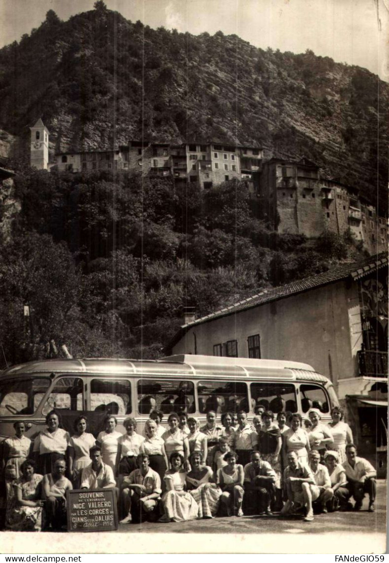 PHOTO ROGER TOUET SUR VAR 06 -  Excursion NICE VALBERG LES GORGES DU GIANS ET DE DALUIS Autocar BusFORMAT 13X18 / 43 - Other & Unclassified