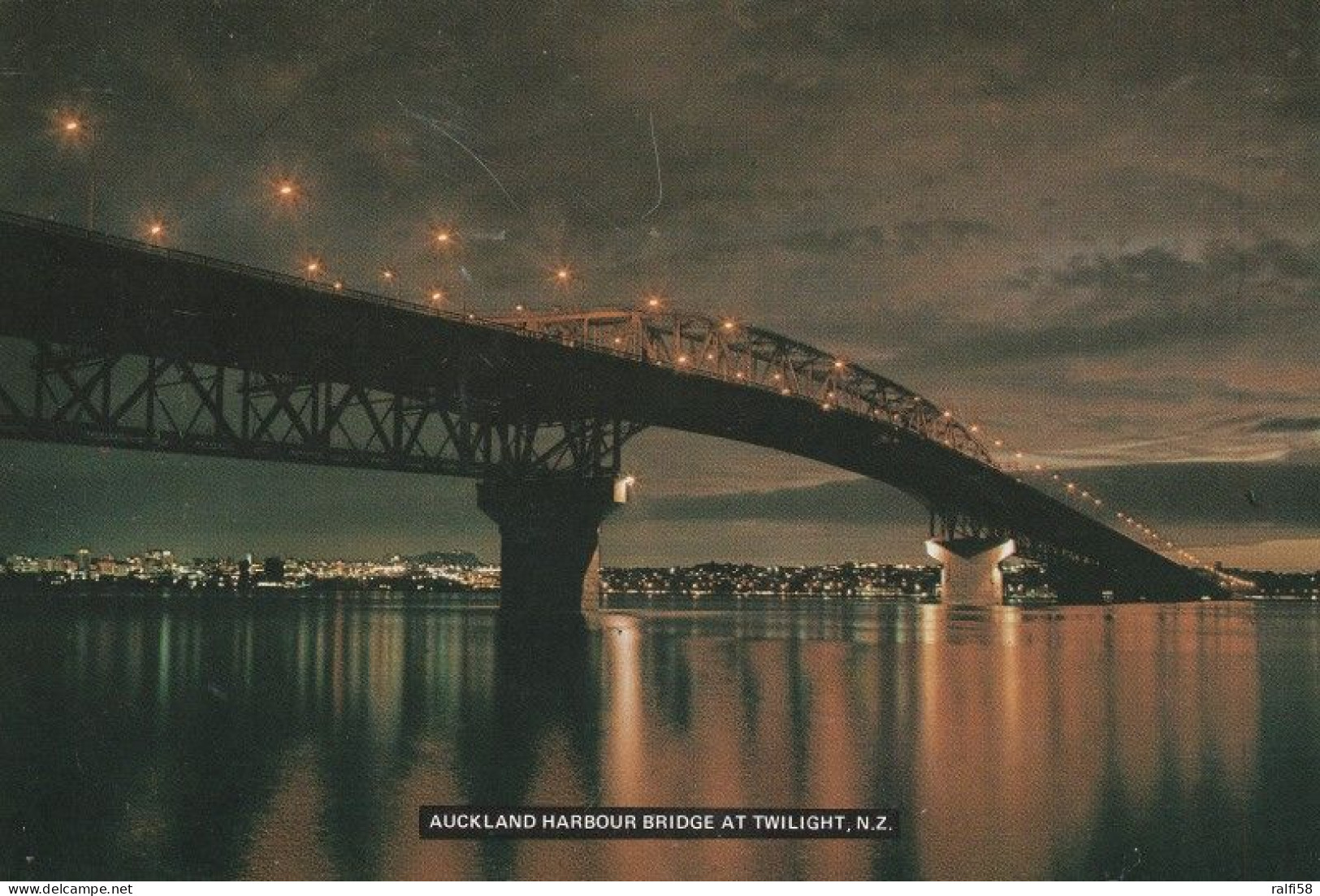 1 AK New Zealand * Auckland Harbour Bridge At Twilight * - Nouvelle-Zélande