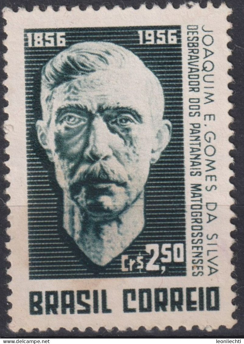 1957 Brasilien ° Mi:BR 908, Sn:BR 845, Yt:BR 627, Centenary Of Birth Of Joaquim Eugenio Gomes Da Silva - Oblitérés