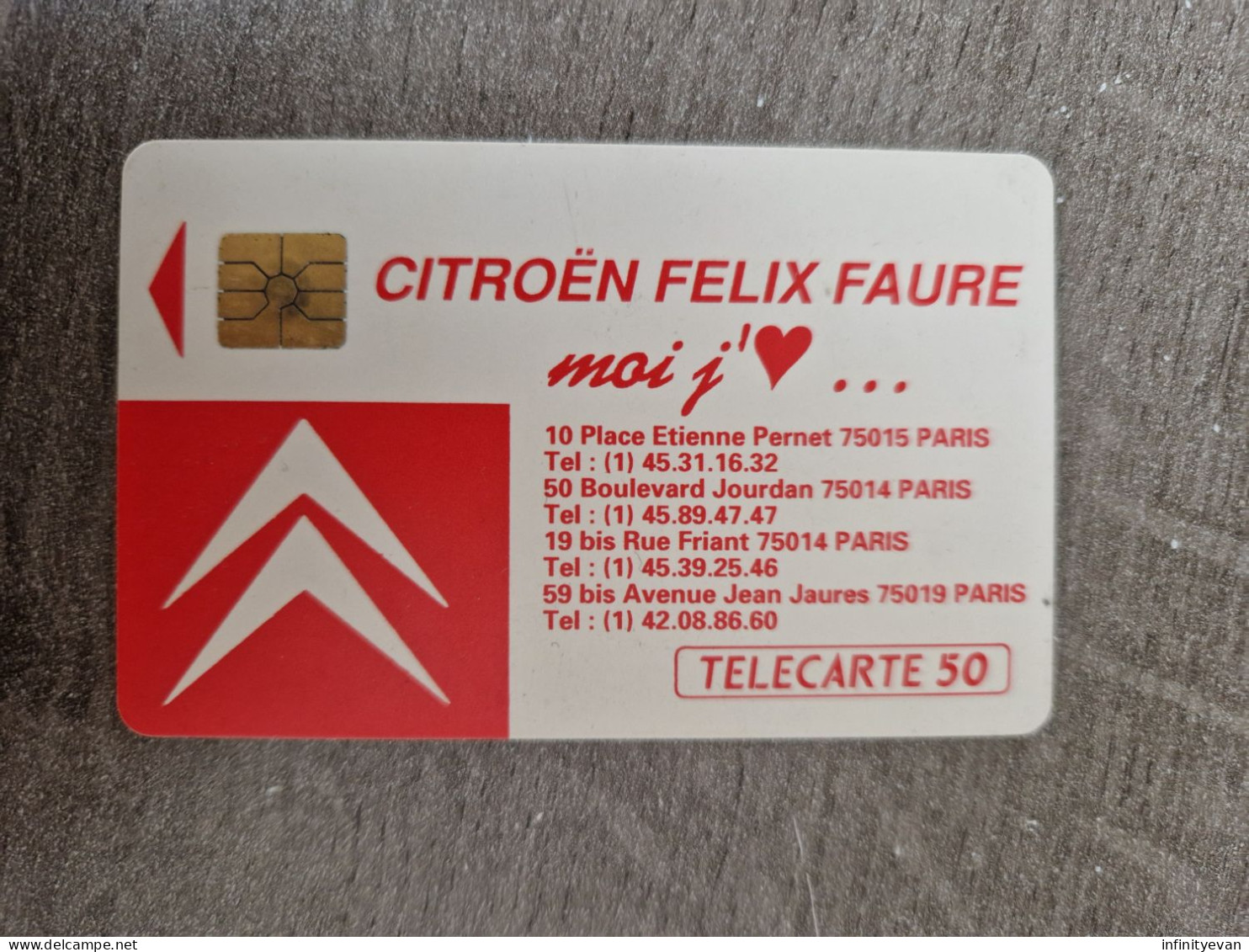 F169 - CITROEN PARIS 50 SO2 45000EX - 1991