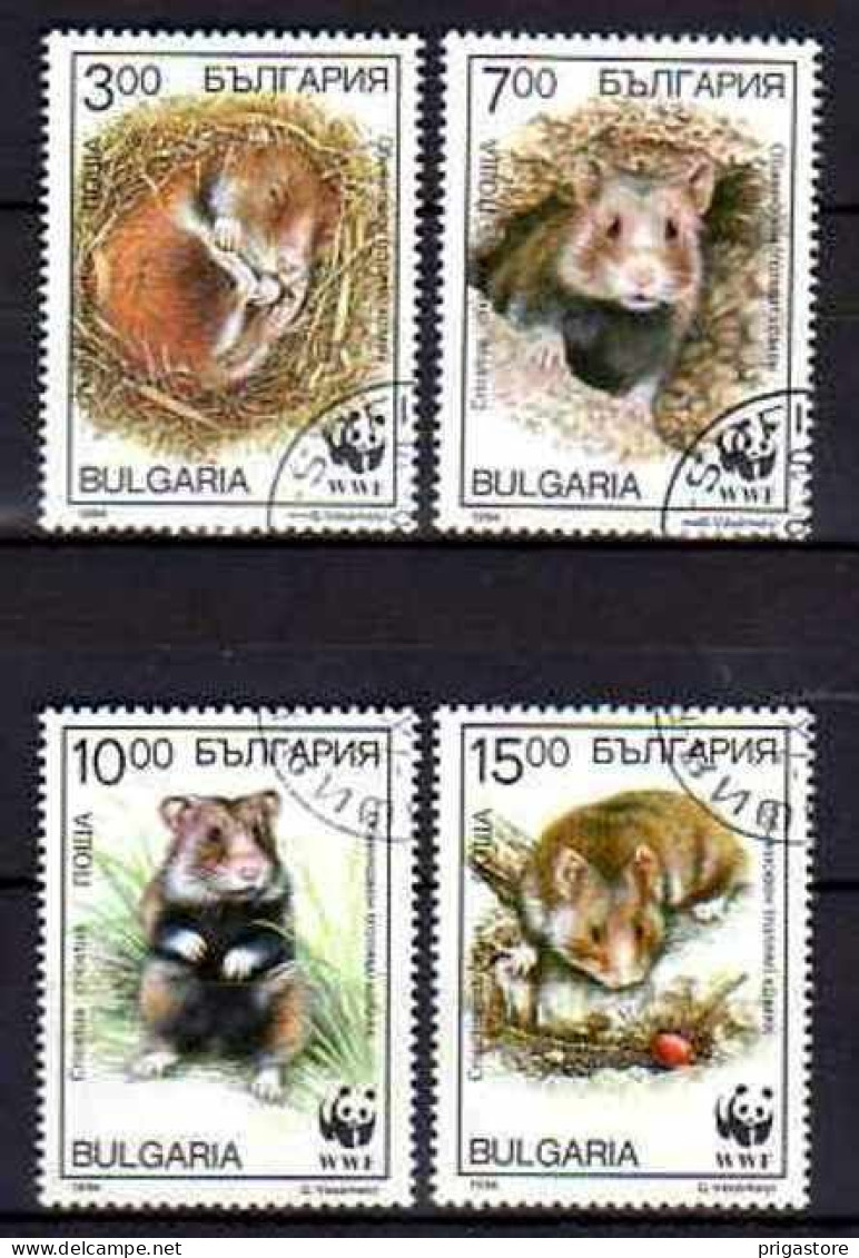 Animaux Rongeurs Bulgarie 1994 (23) Yvert N° 3573 à 3576 Oblitéré Used - Rongeurs