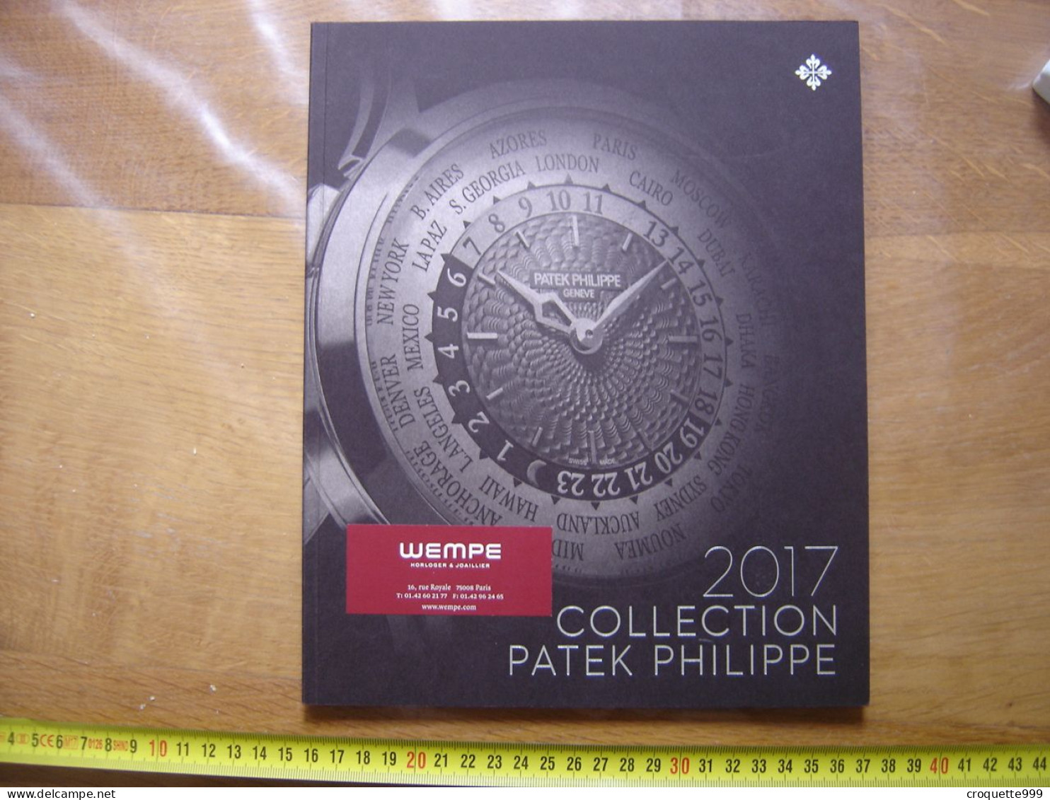 Catalogue Montres PATEK PHILIPPE Collection 2017 Artbook Watches WEMPE Paris - Montres Haut De Gamme