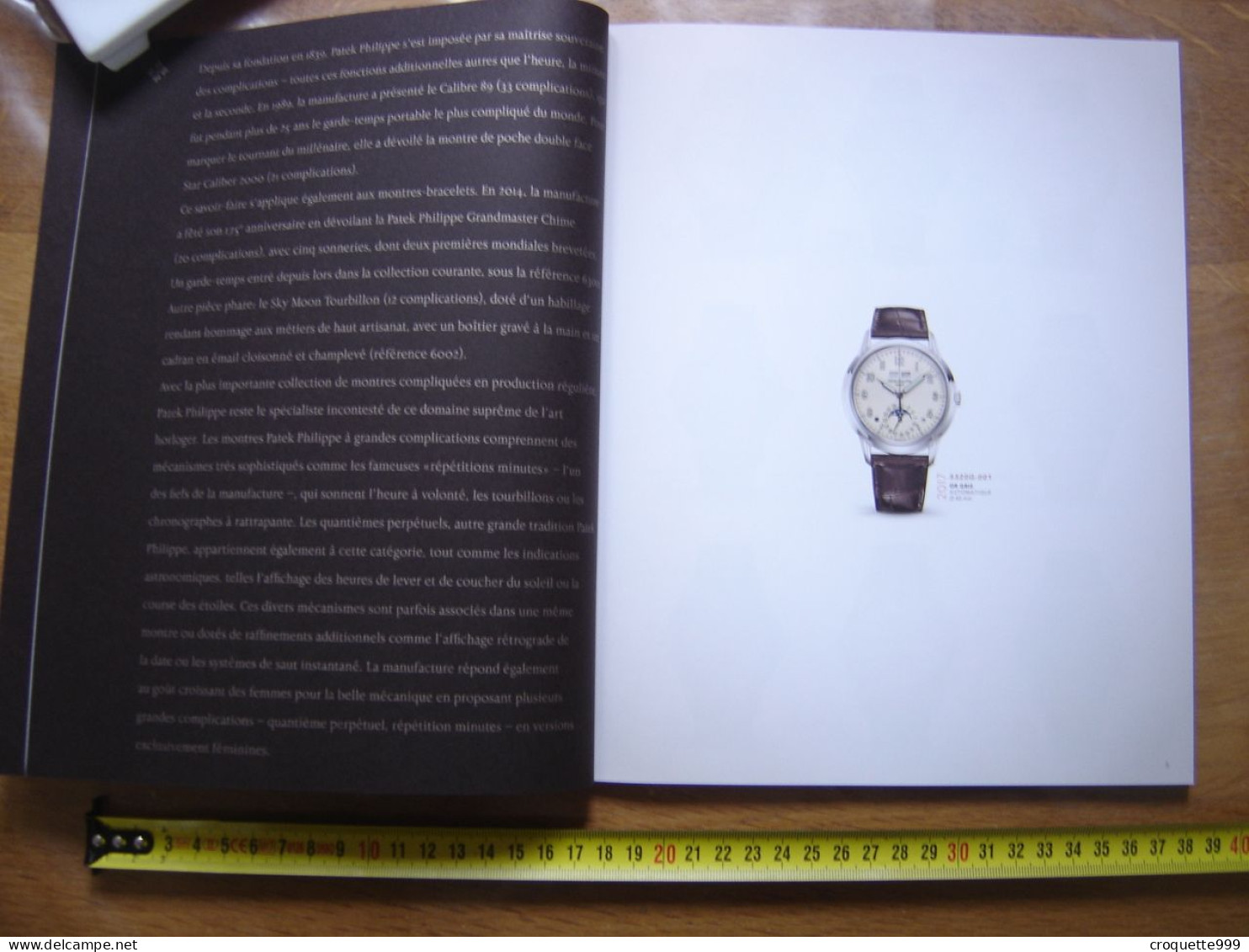 Catalogue Montres PATEK PHILIPPE Collection 2017 Artbook Watches WEMPE Paris - Montres Haut De Gamme