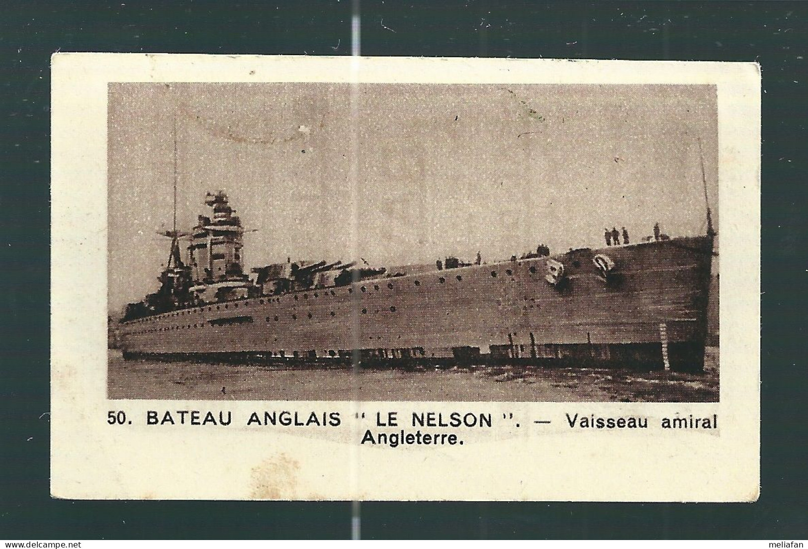 W422 - VIGNETTE RAVIBA - HMS NELSON - Boten