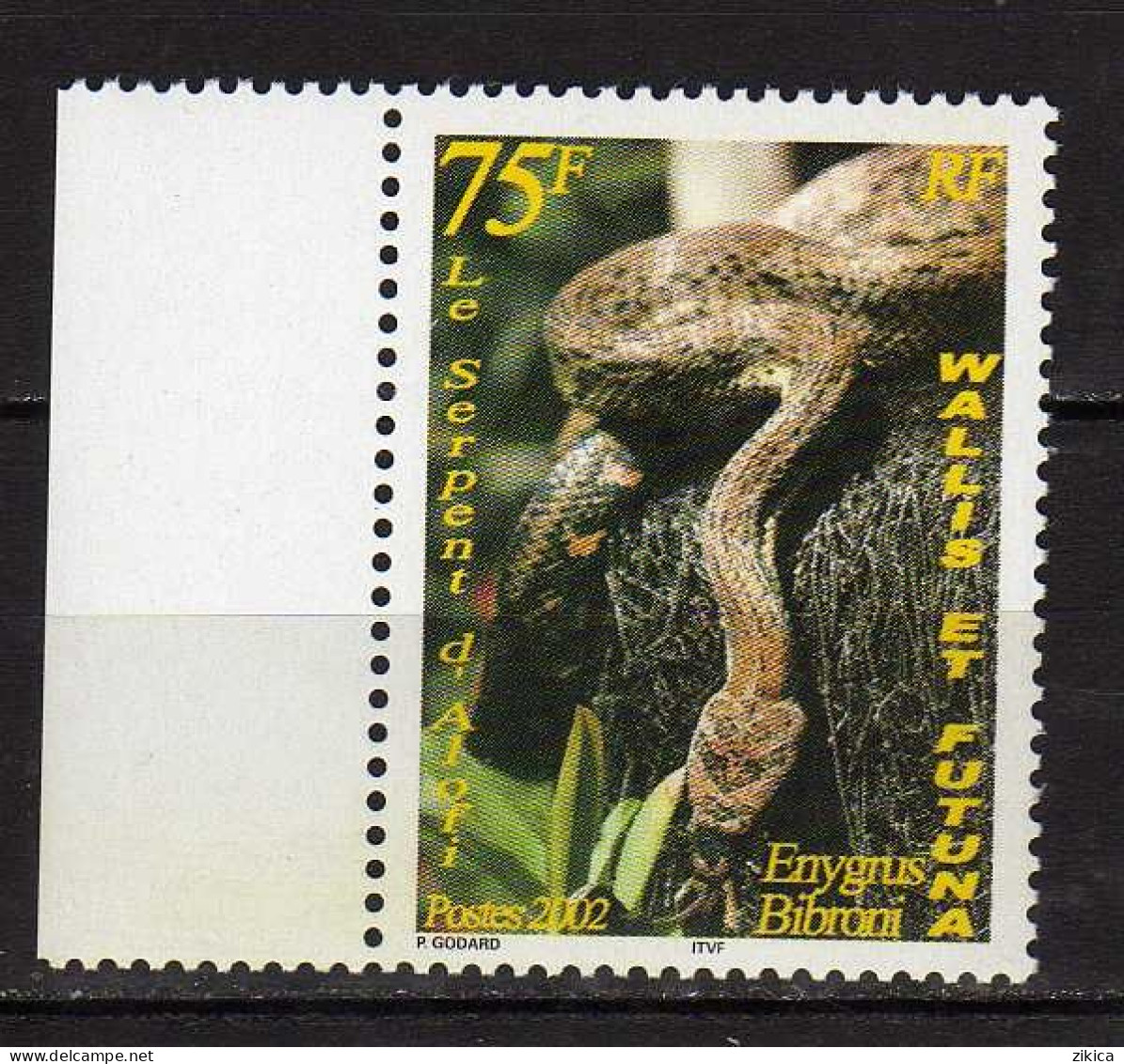 Wallis And Futuna - 2002 Snake. MNH** - Unused Stamps
