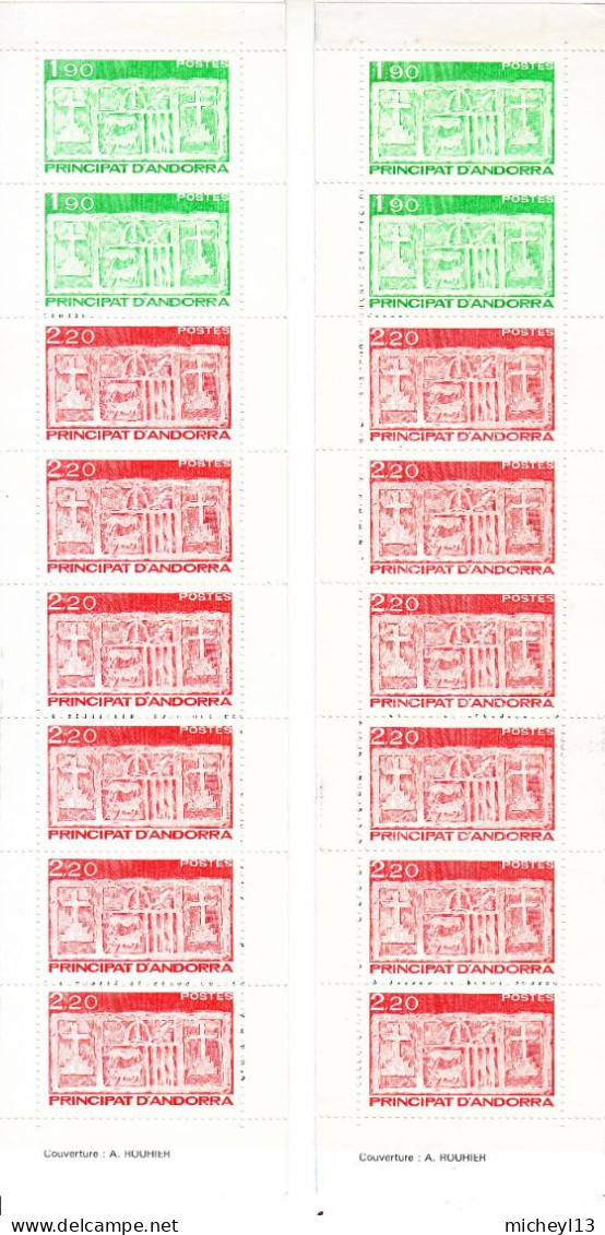 Andorre - 2 Carnets N°1 (Yvert 356 Et 357) Et 1 Carnet N°2 (Yvert 366), Neufs ** - Postzegelboekjes