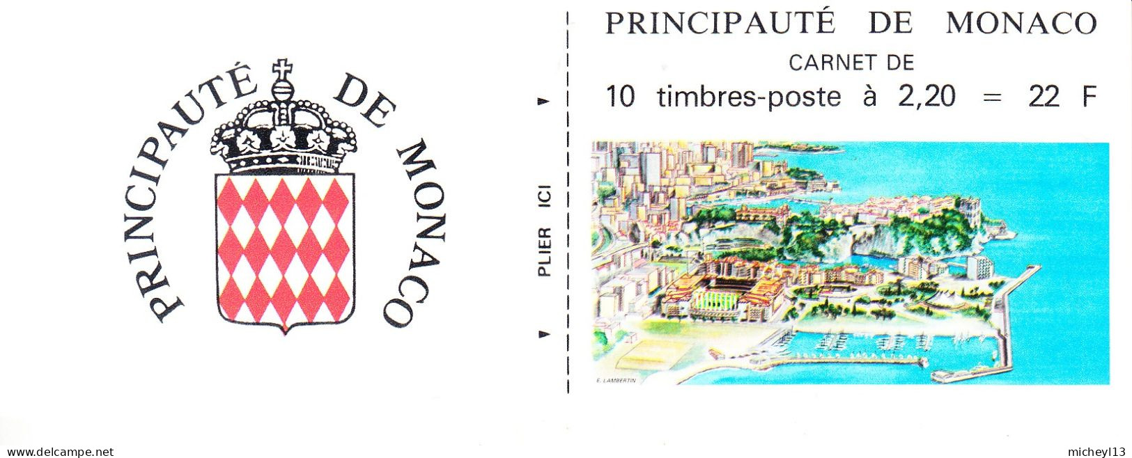 Monaco- 1987-3 Carnets De 10 Timbres N°1613  Neufs** - Carnets