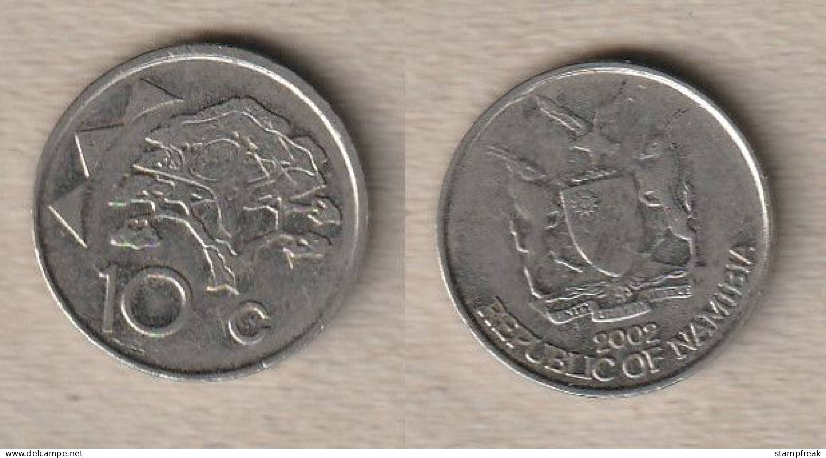 02413) Namibia, 10 Cents 2002 - Namibia