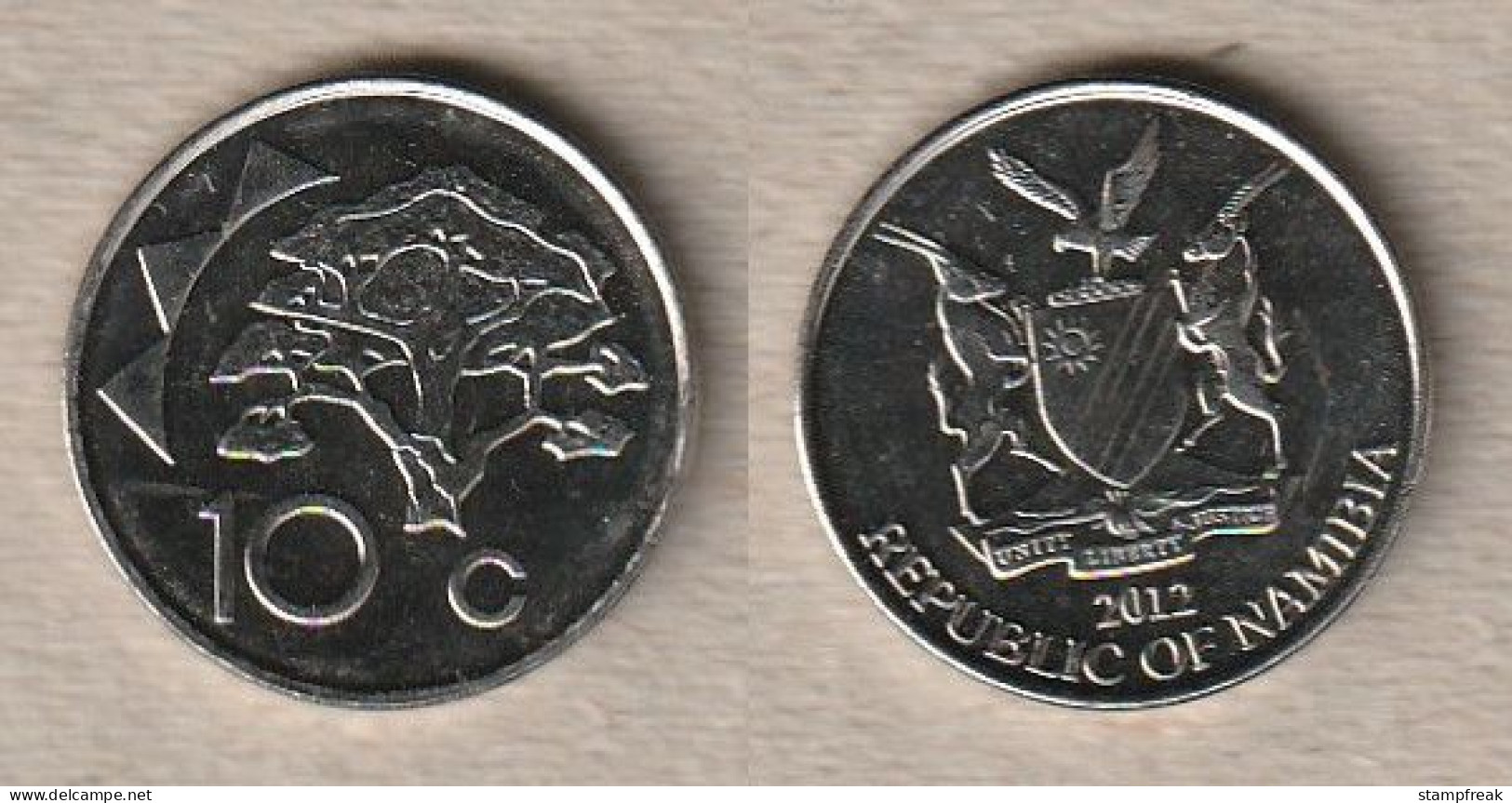 02414) Namibia, 10 Cents 2012 - Namibia