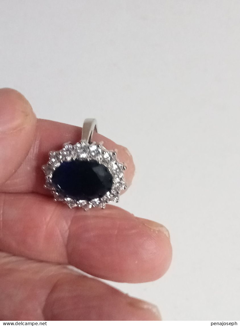 Bague Diamètre Intérieur 19 Mm Bleu - Anelli