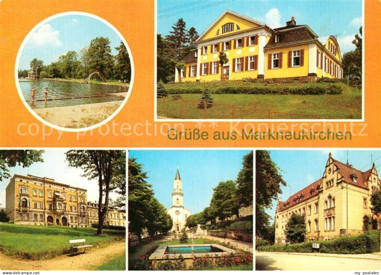 73110424 Markneukirchen Rudolf-Thiele-Bad Lutherplatz  Markneukirchen - Markneukirchen
