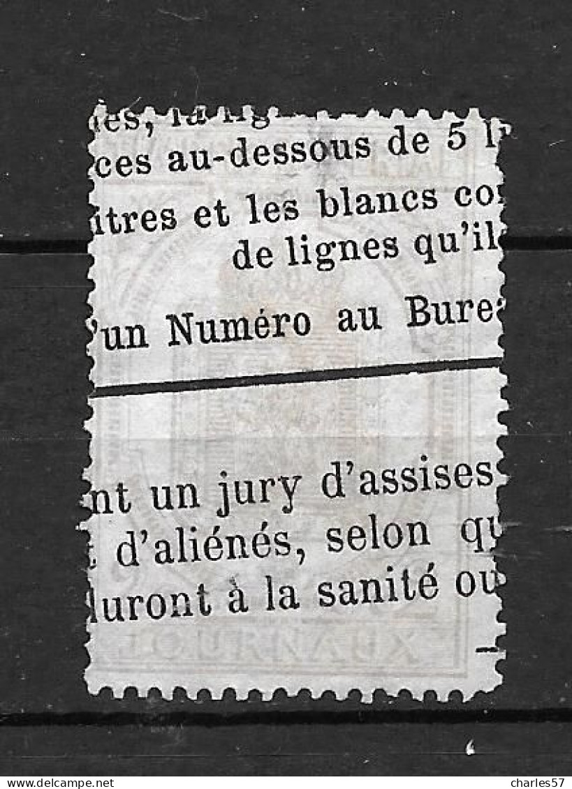 / France: Timbre Journaux N° 7 O - Kranten