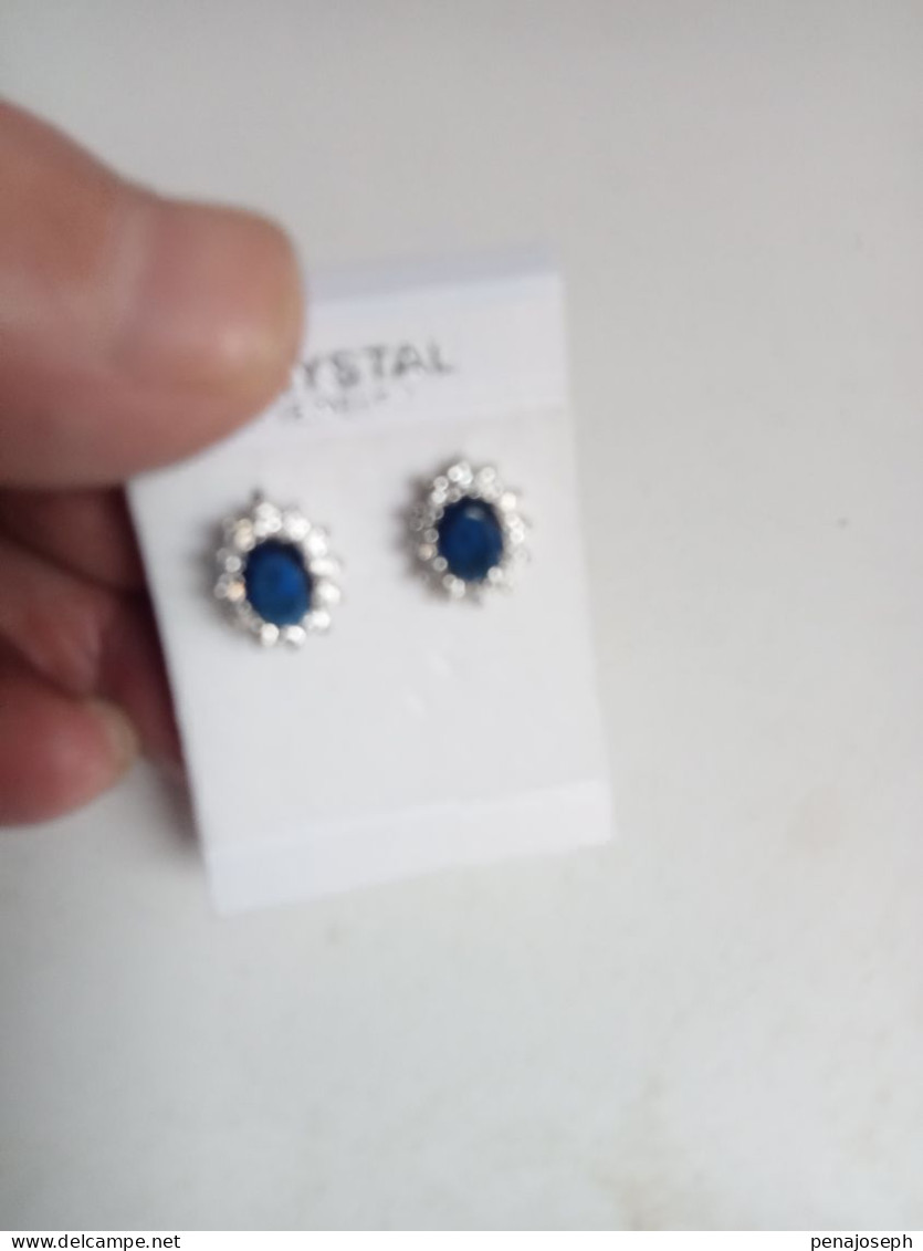 Boucle D'oreille Bleu - Earrings