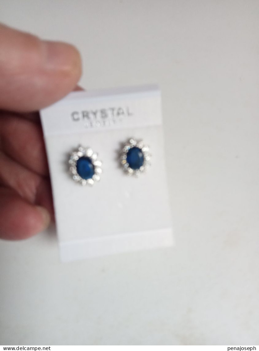 Boucle D'oreille Bleu - Boucles D'oreilles