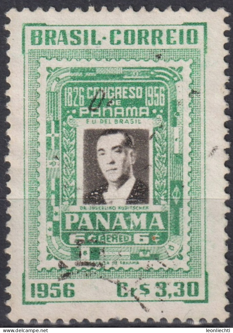 1956 Brasilien ° Mi:BR 901, Sn:BR 843, Yt:BR 623, Meeting Of America's Presidents In Panama - Used Stamps