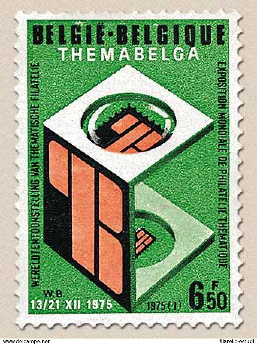 Bélgica - 1740 - 19751ª Exp. Temática Filatélica Thermabelga Bruselas Lupa Luj - Autres & Non Classés