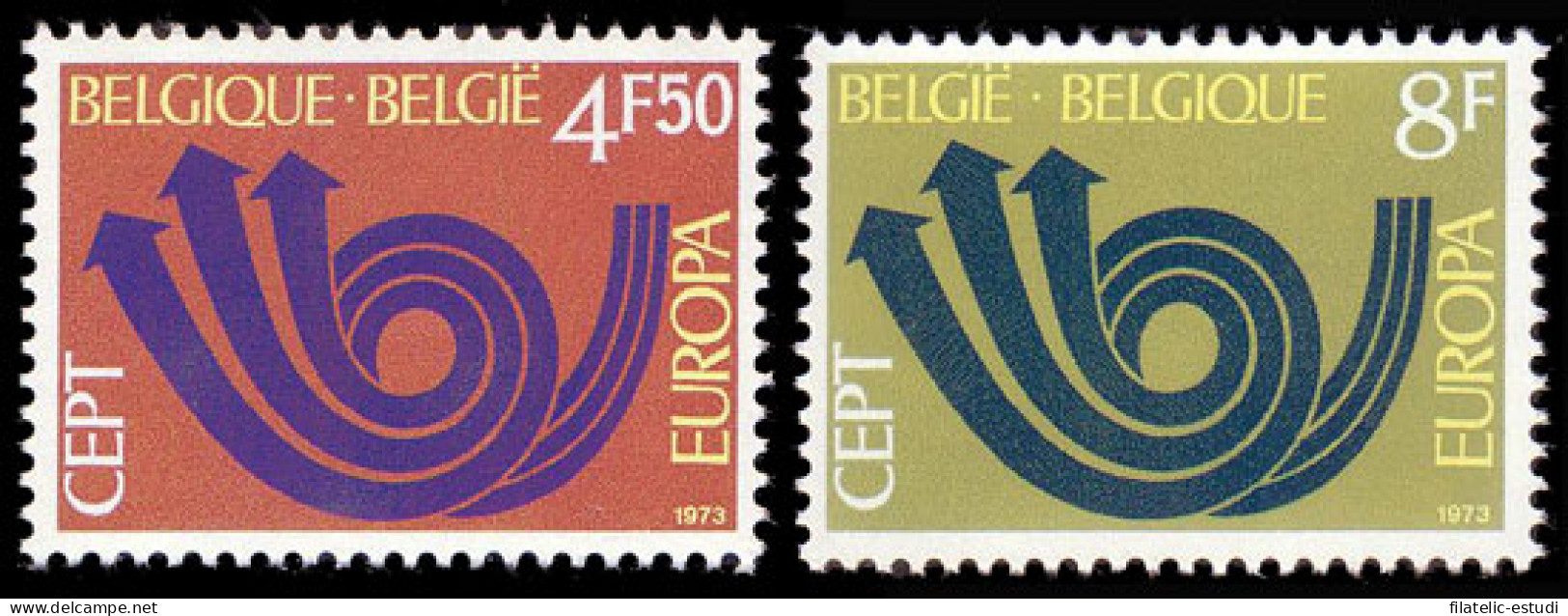 Bélgica - 1661/62 - 1973 Europa Corazón Postal Lujo - Autres & Non Classés