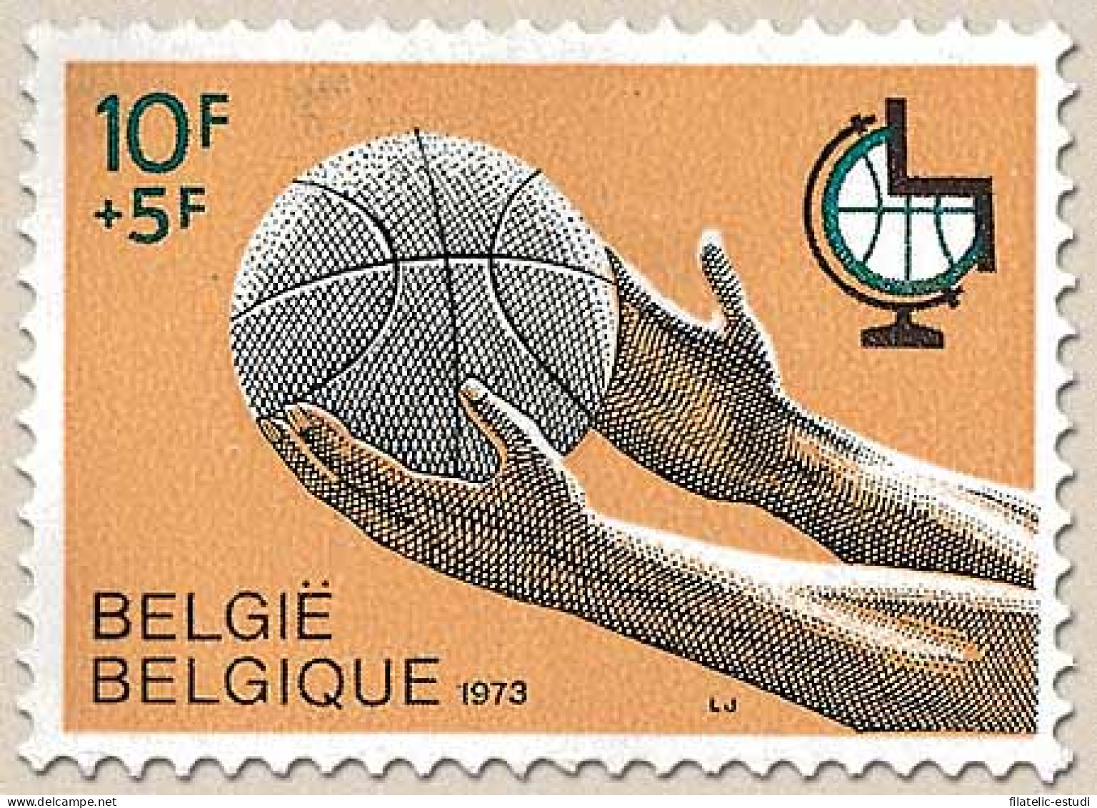 Bélgica - 1656 - E - 1973 1er Campeonato De Baloncesto Para Discapacitados Luj - Autres & Non Classés