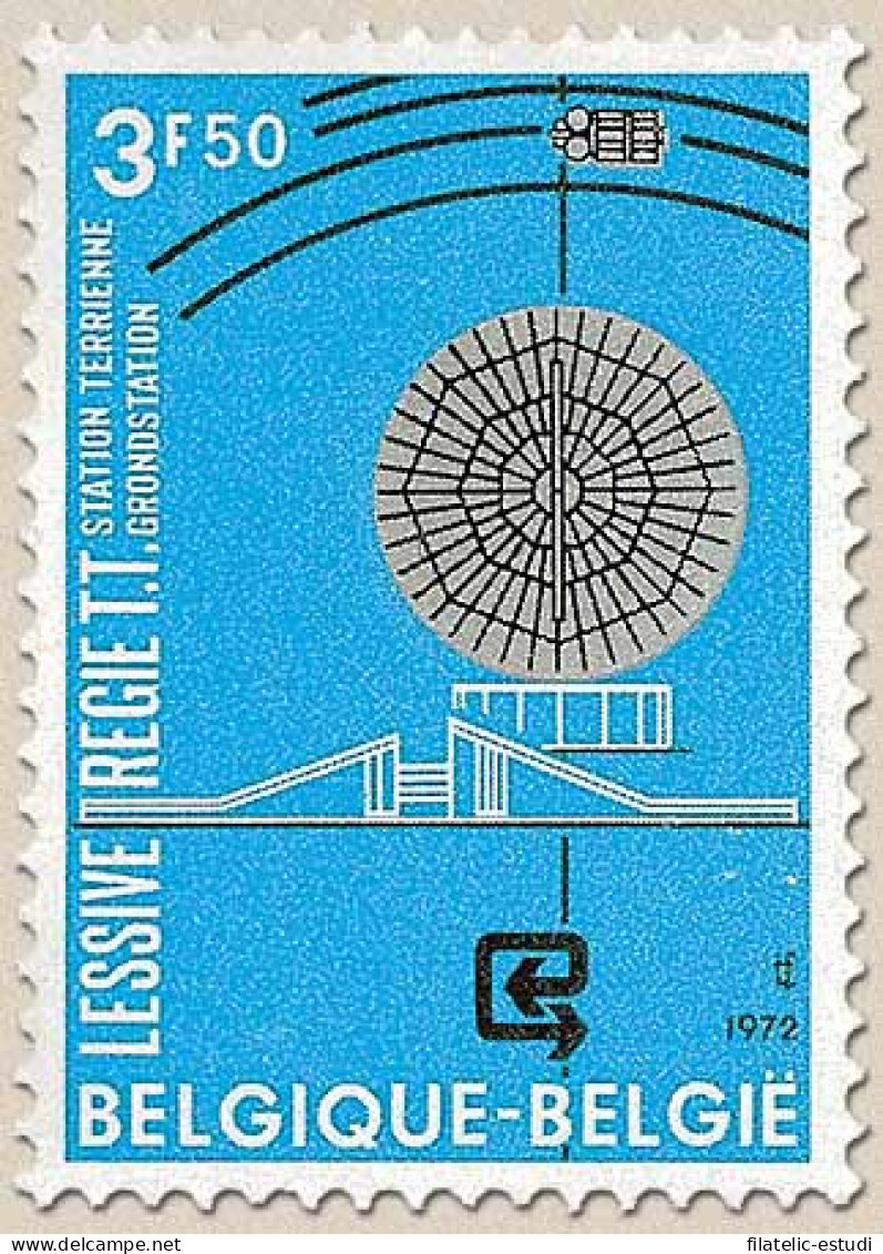 Bélgica - 1640 - 1972 Estación Terrestre De Comunicaciones Lessive Lujo - Autres & Non Classés
