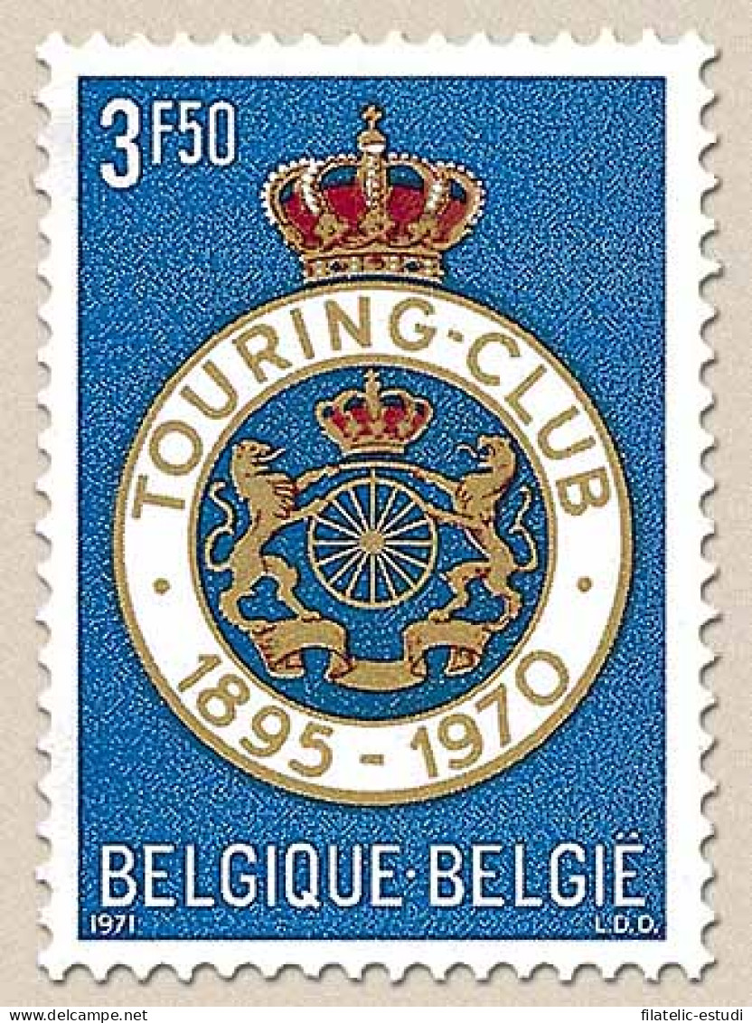 Bélgica - 1569 - 1971 75º Aniv. De Touring-Club De Bélgica Escudo Lujo - Altri & Non Classificati