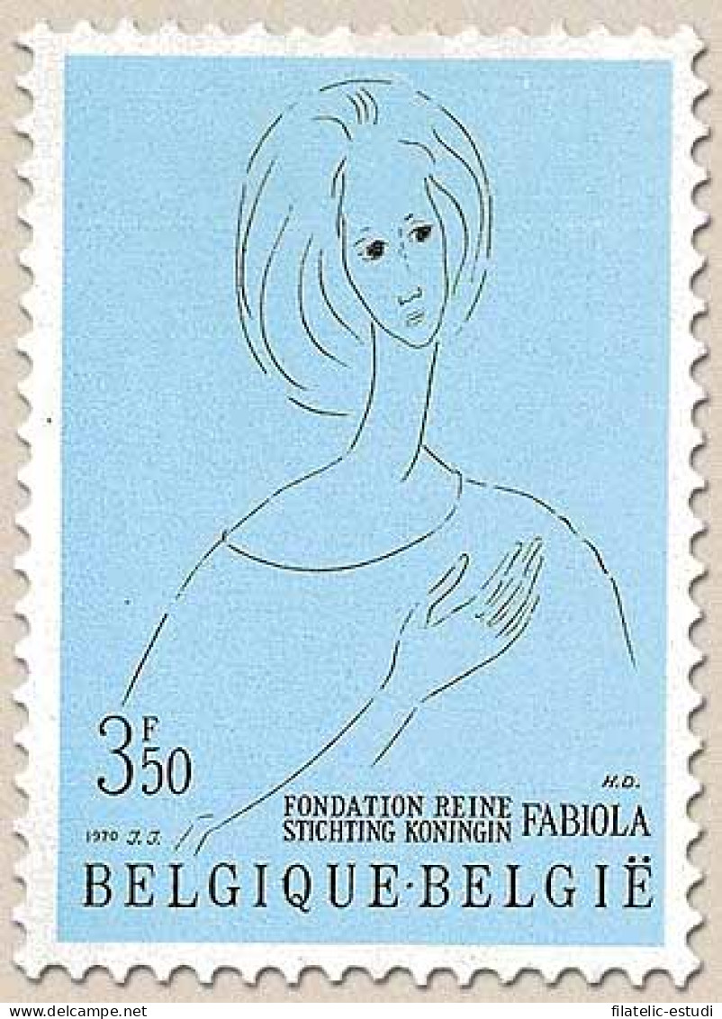 Bélgica - 1546 - 1970 Fundación Reina Fabiola Dibujo De Mujer Lujo - Sonstige & Ohne Zuordnung