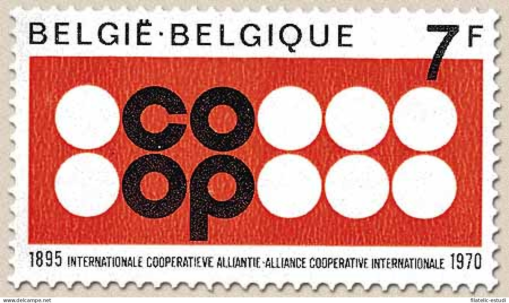 Bélgica - 1536 - 1970 75º Aniv. Alianza Cooperativa Inter. Lujo - Otros & Sin Clasificación