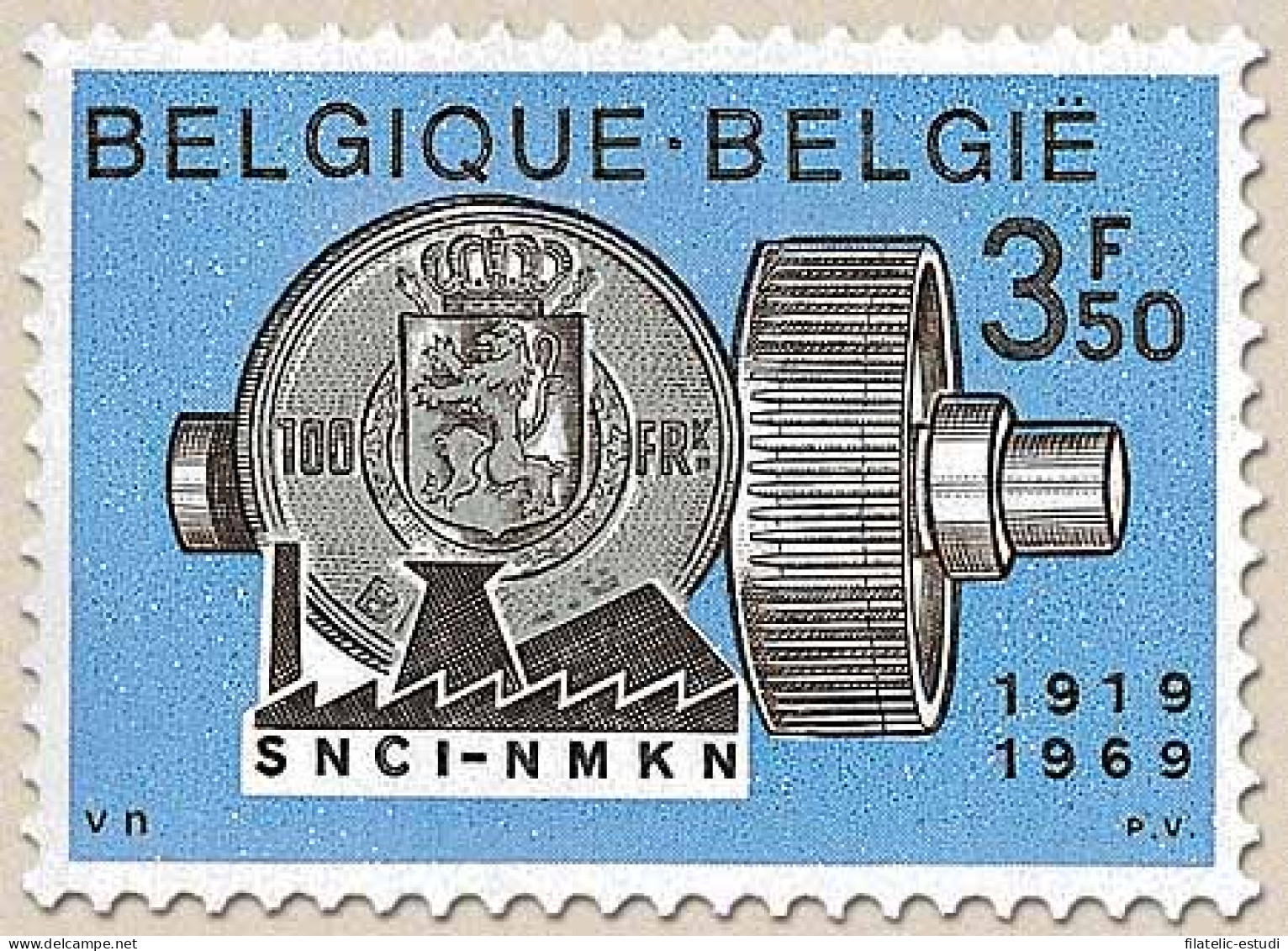 Bélgica 1516 1969 Sociedad Nacional De Crédito E Industria MNH - Otros & Sin Clasificación