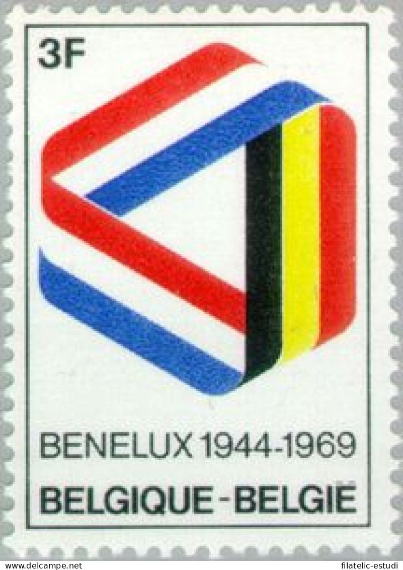 Bélgica - 1500 - 1969 25º Aniv. Del Benelux Banderas Lujo - Altri & Non Classificati