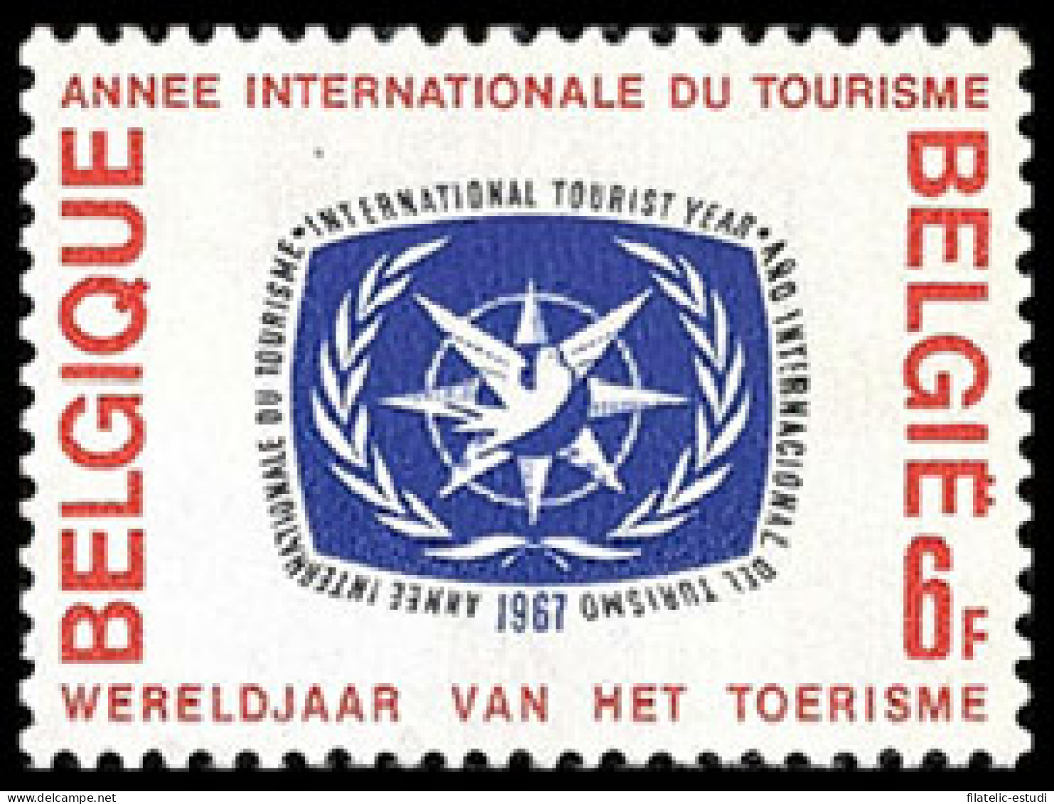 Bélgica - 1407 - 1967 Año Inter. Del Turismo Lujo - Other & Unclassified