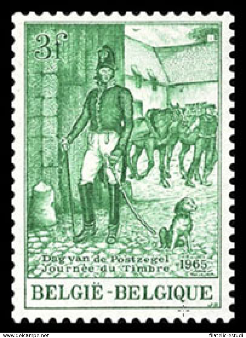 Bélgica - 1328 - 1965 Día Del Selo Correo A Caballo Lujo - Otros & Sin Clasificación