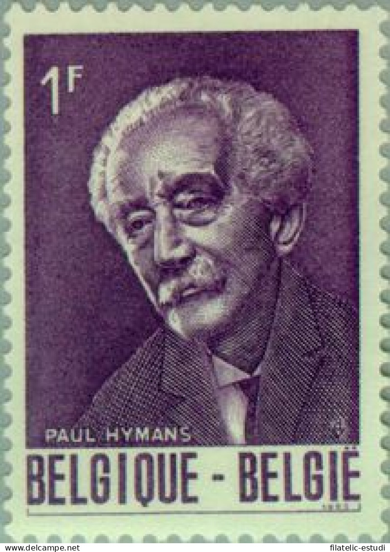 Bélgica - 1321 - 1965 Cent. Del Ministro Paul Hymans Retrato Lujo - Sonstige & Ohne Zuordnung