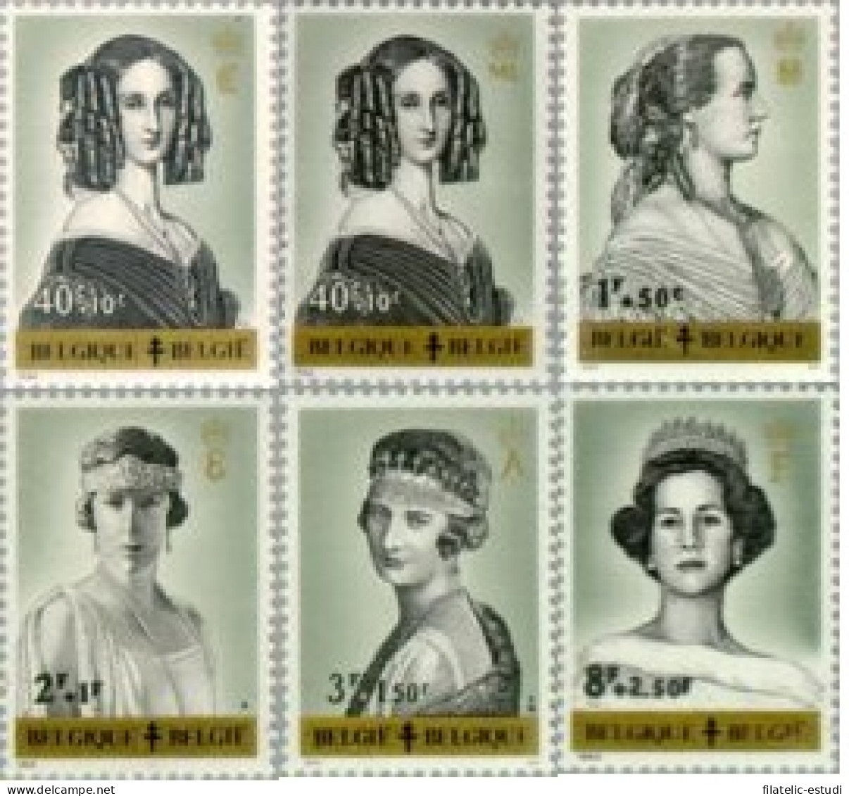 Bélgica - 1233/38 - 1962 Obras Antituberculosis Retratos De Reinas Lujo - Autres & Non Classés